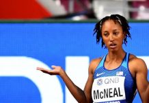 Brianna McNeal, olympic champion in 100 meter hurdles, suspended for doping