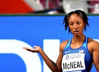 Brianna McNeal, olympic champion in 100 meter hurdles, suspended for doping